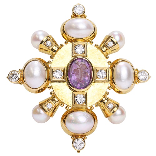 Price Reporter: Latest auction results including an Elizabeth Gage revivalist style brooch